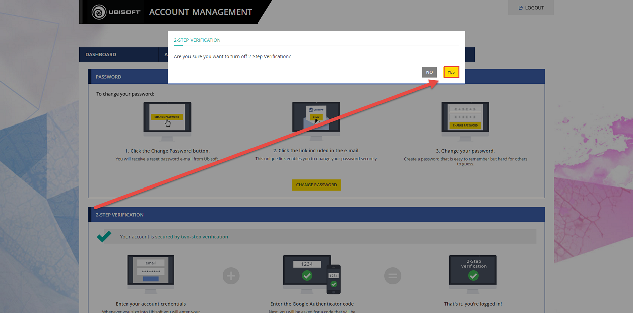 how to disable 2 step verification ubisoft without recovery codes
